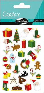 STICKERS COOKY NAVIDAD