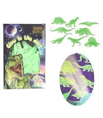 DINO WORLD PEGATINAS GLOW IN THE DARK FLUOR