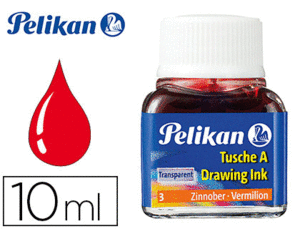 TINTA CHINA PELIKAN BERMELLON