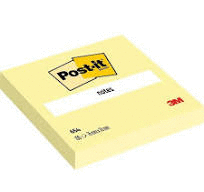 BLOC DE NOTAS ADHESIVAS QUITA Y PON POST-IT 76X76 CON 100H PACK