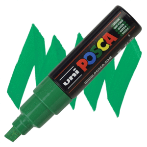 ROTULADOR POSCA PC-8 VERDE 8,0MM PINTURA BASE AL AGUA