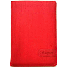 CUADERNO T/D A5 80H ROJO LISA