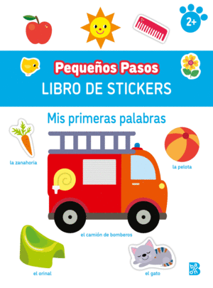 PEQUEÑOS PASOS LIBRO DE STICKERS-PRIMERAS PALABRAS